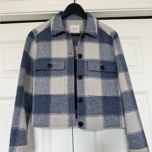 Rails Steffi Blue Plaid Jacket. S